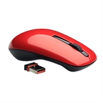 Dell WM311 3-Button Wireless Mouse - Glossy Tomato Red